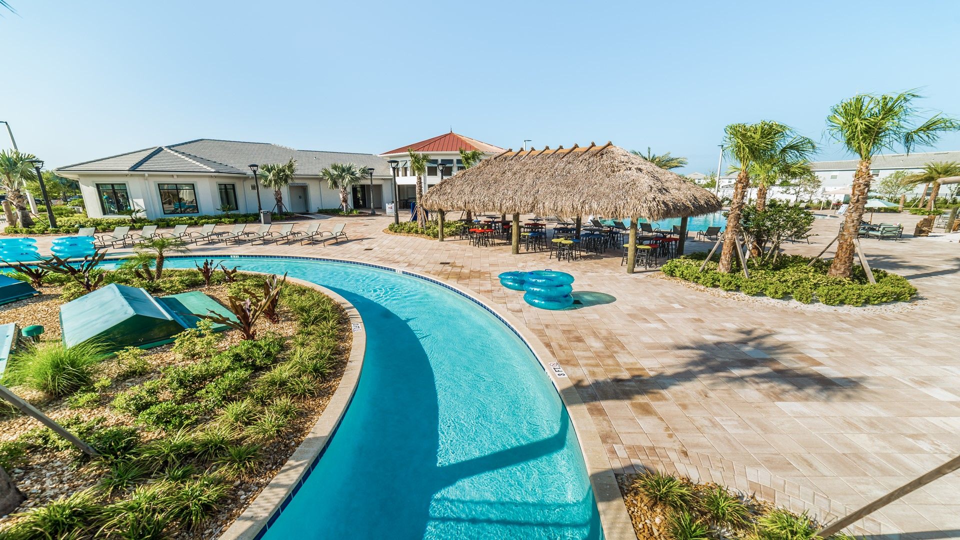 Resort Amenities - Float along the resort lazy river, offering you a relaxing and rejuvenating experience during your stay.