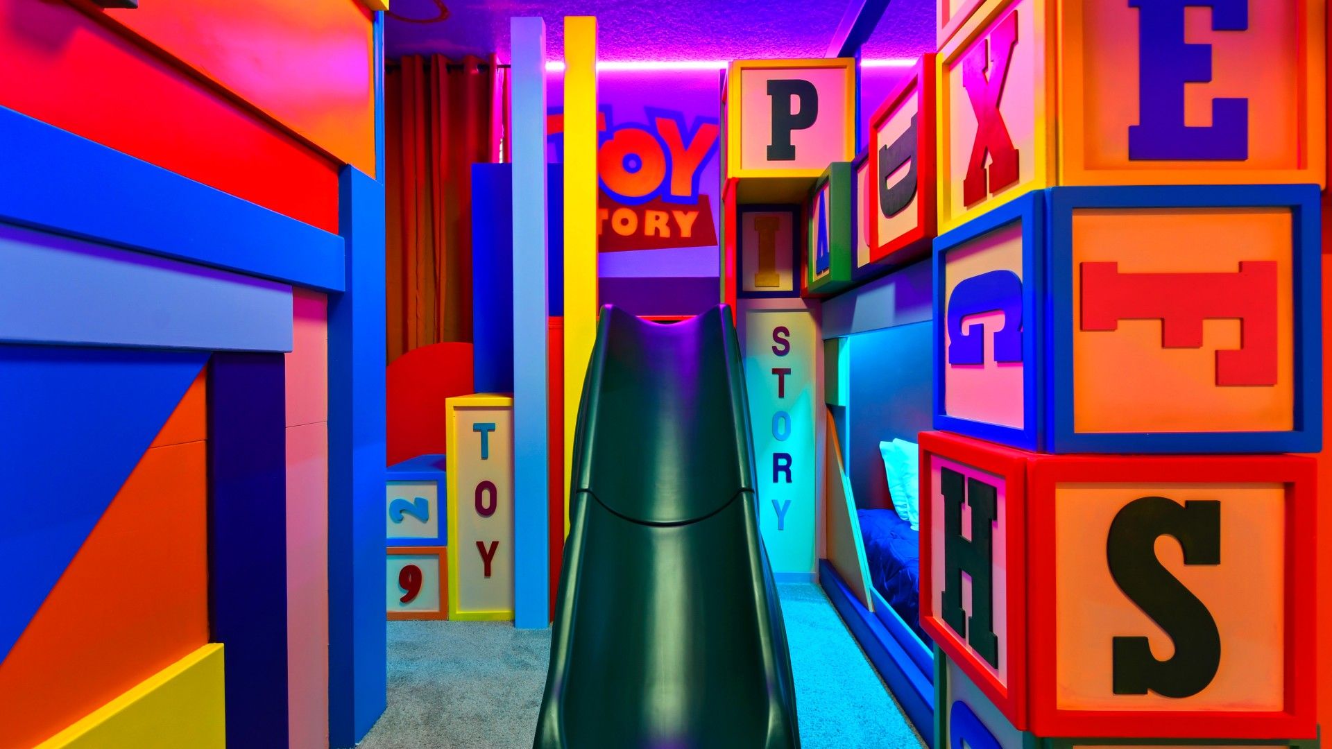 Toy Story Dream Room: Colorful Playhouse with Slide & Fun!