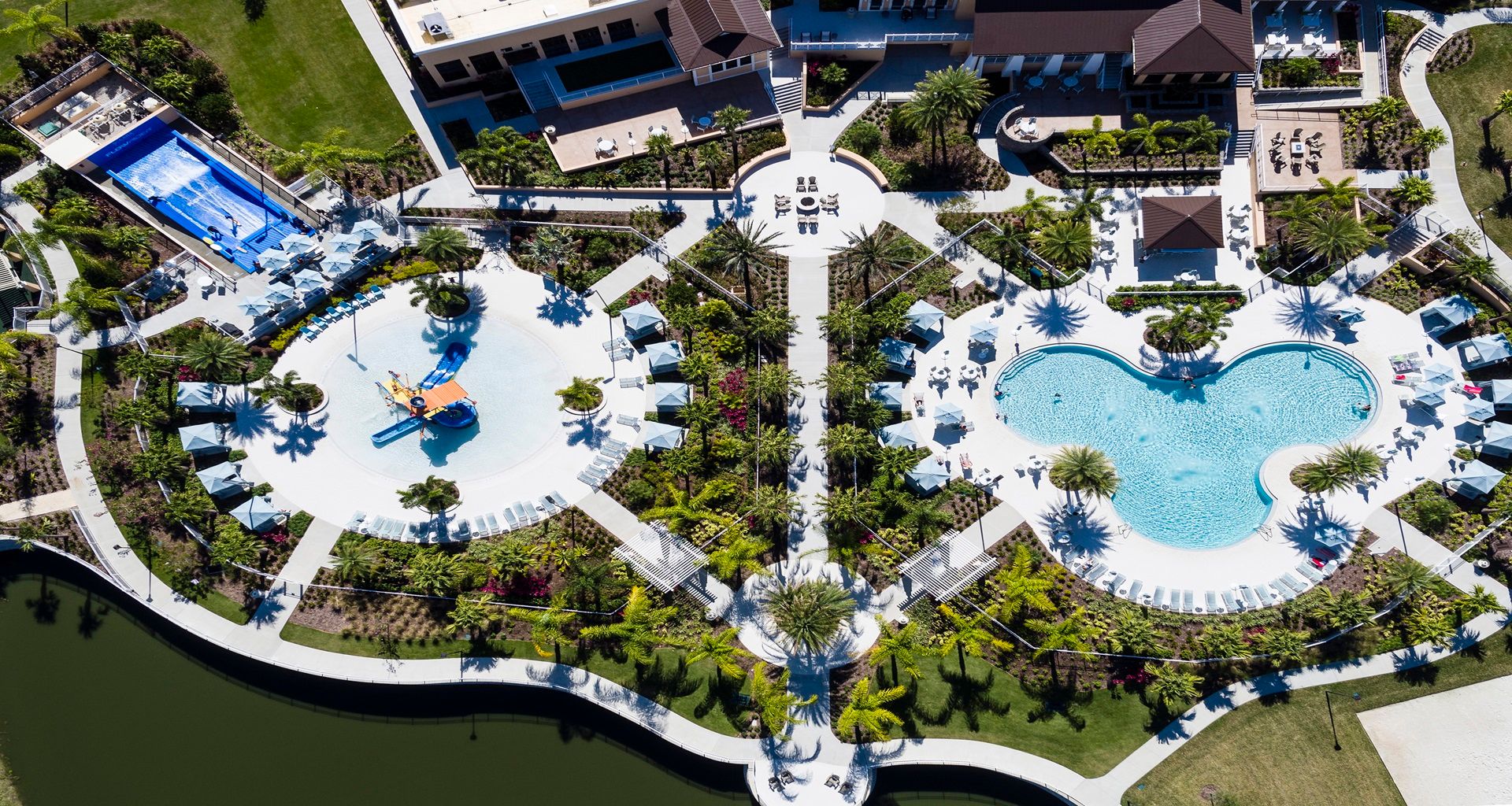 Stunning resort pools, kids' splash zone, and FlowRider fun!