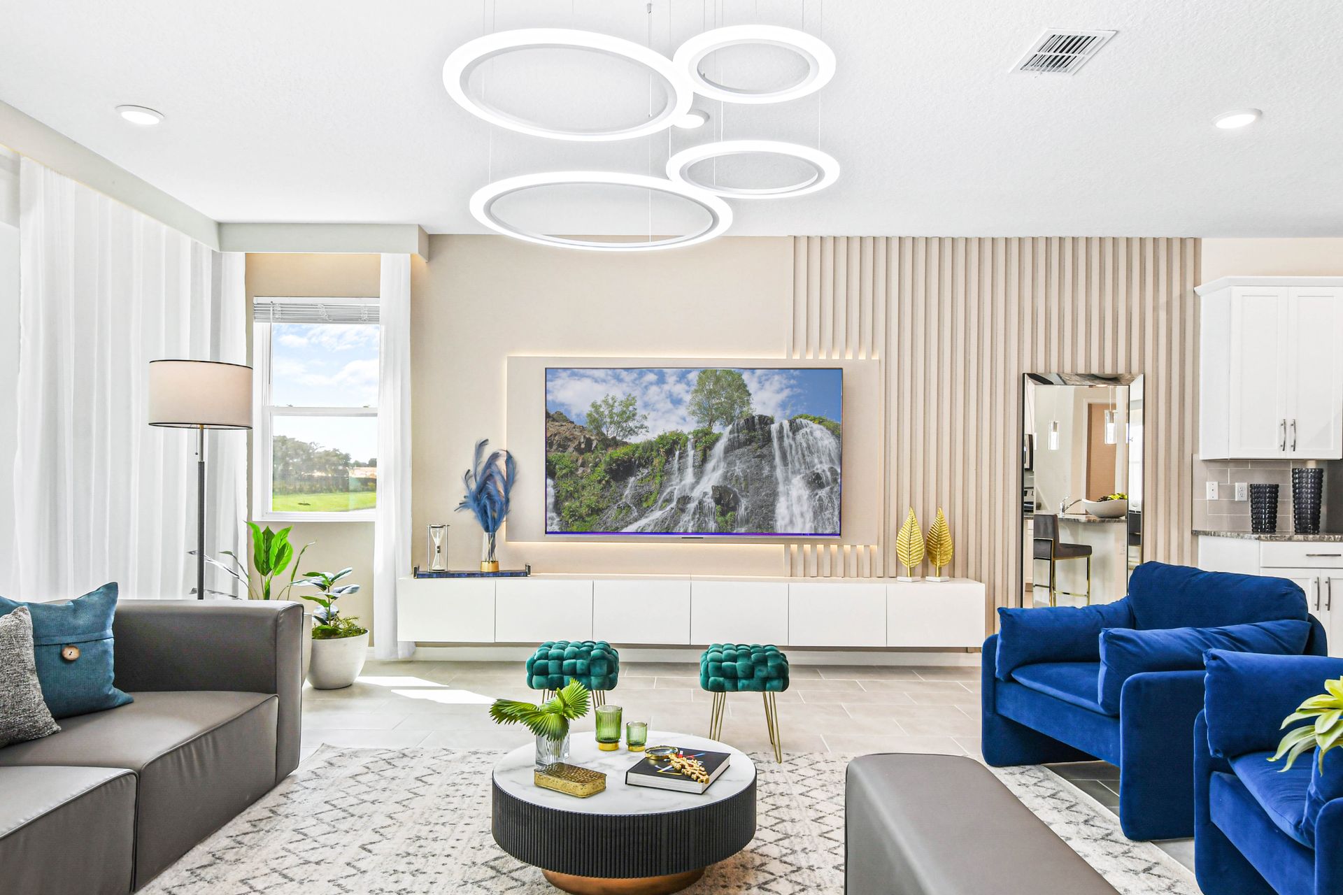 Comfortable space with a TV, providing a cozy setting for relaxation and entertainment