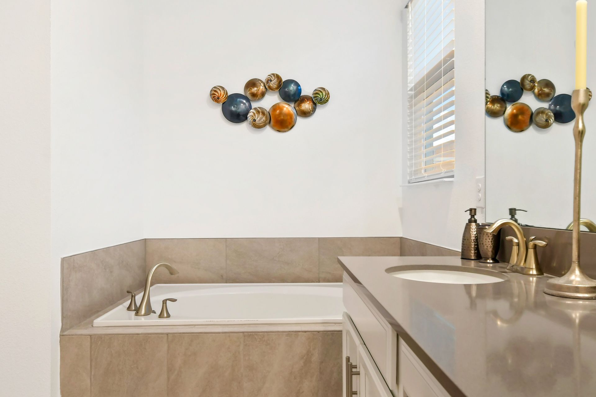 Pamper yourself in our elegant bathtub, offering you a relaxing oasis to unwind after a day of adventure.