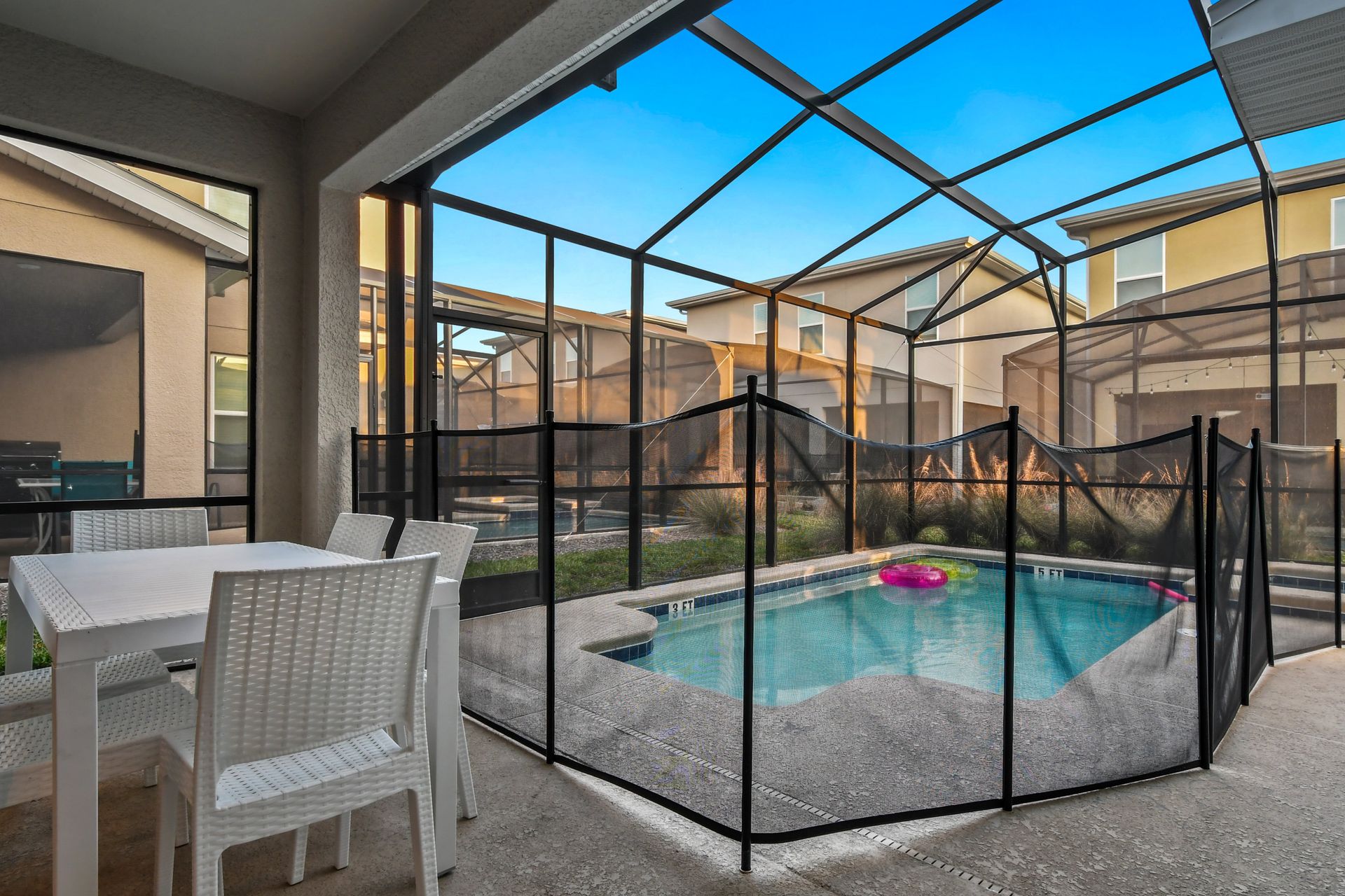 Relax by the poolside and soak up the sun in our beautiful pool, offering you a peaceful escape during your stay.