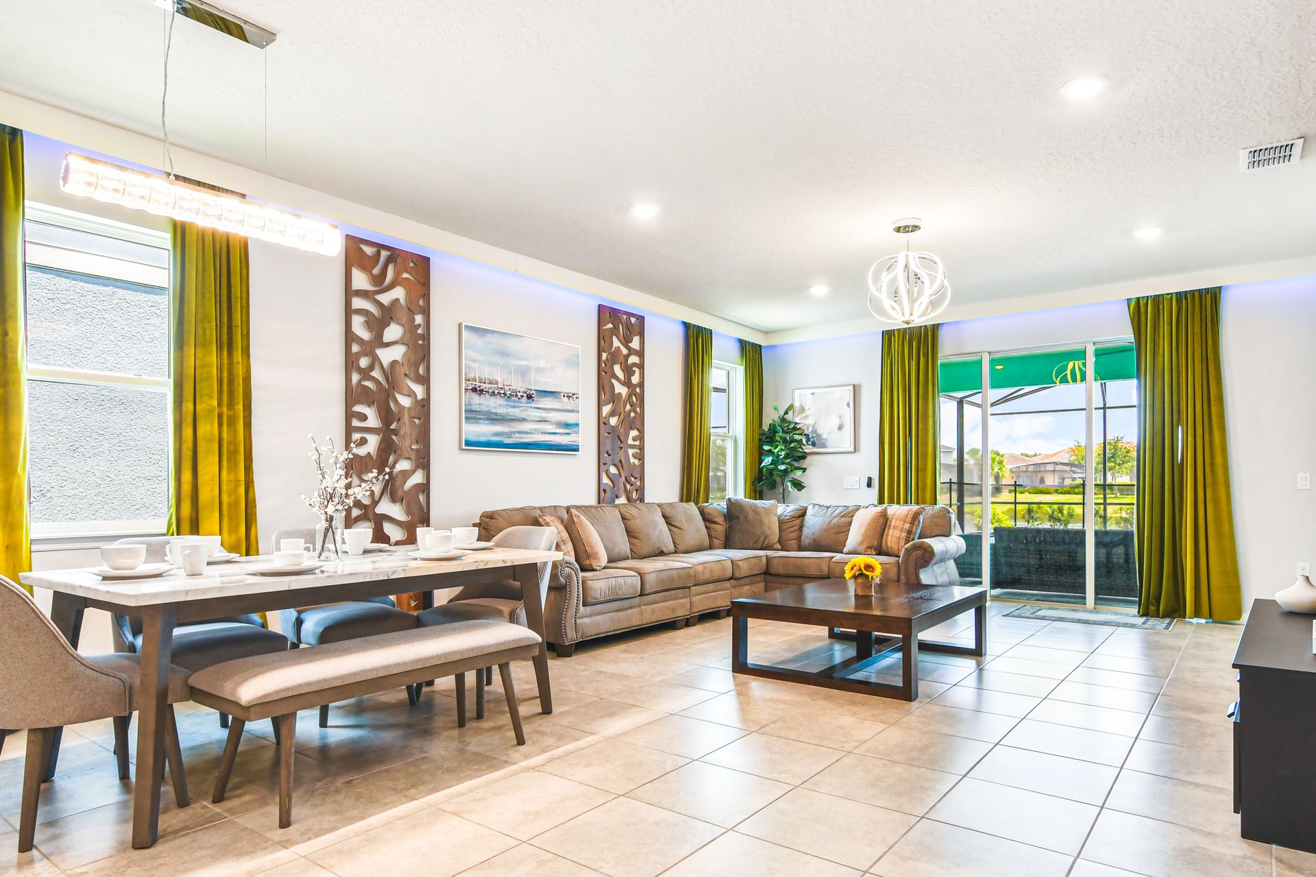 Bright and cozy living space seamlessly blending comfort with modern elegance for ultimate relaxation!