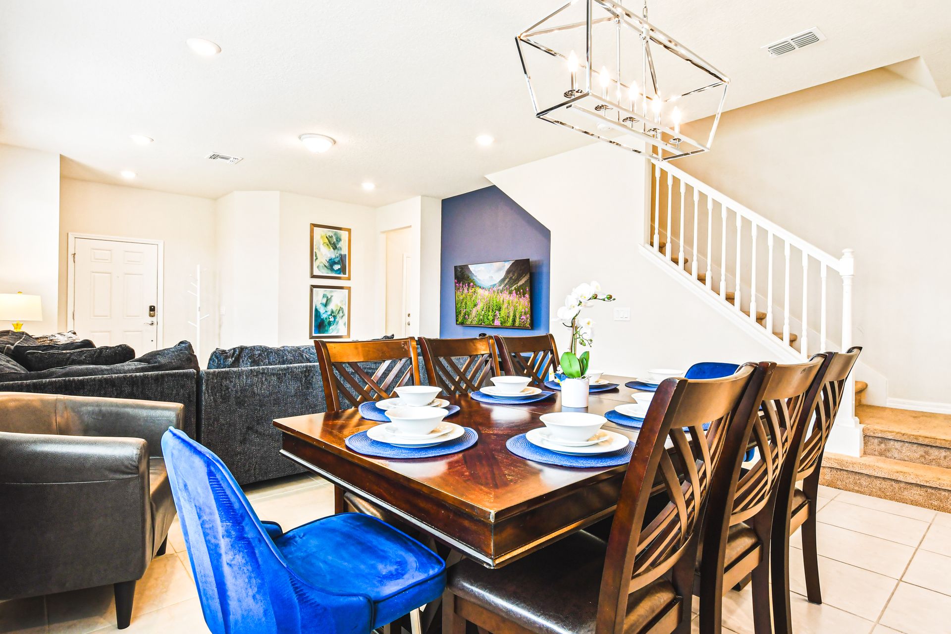 Dine in elegance and comfort in our spacious dining area, offering you the perfect setting for enjoying meals and creating memorable moments during your stay.