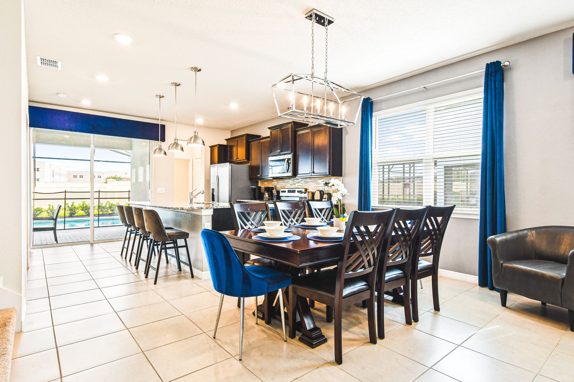 Experience the joy of shared meals in our inviting dining area, providing you with a cozy and welcoming space to gather with loved ones during your stay.