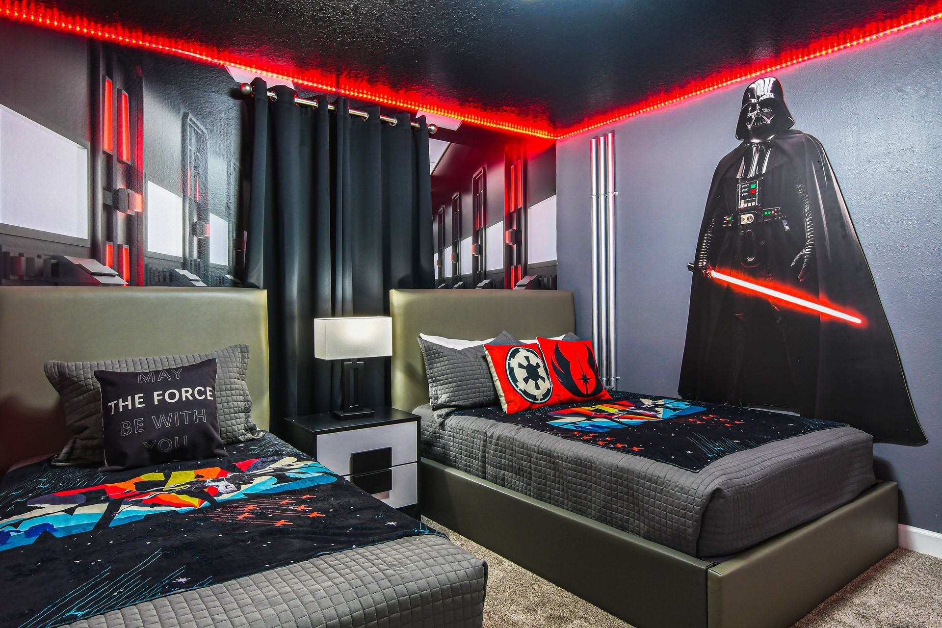 Star Wars Themed Bed Room for the kids to enjoy