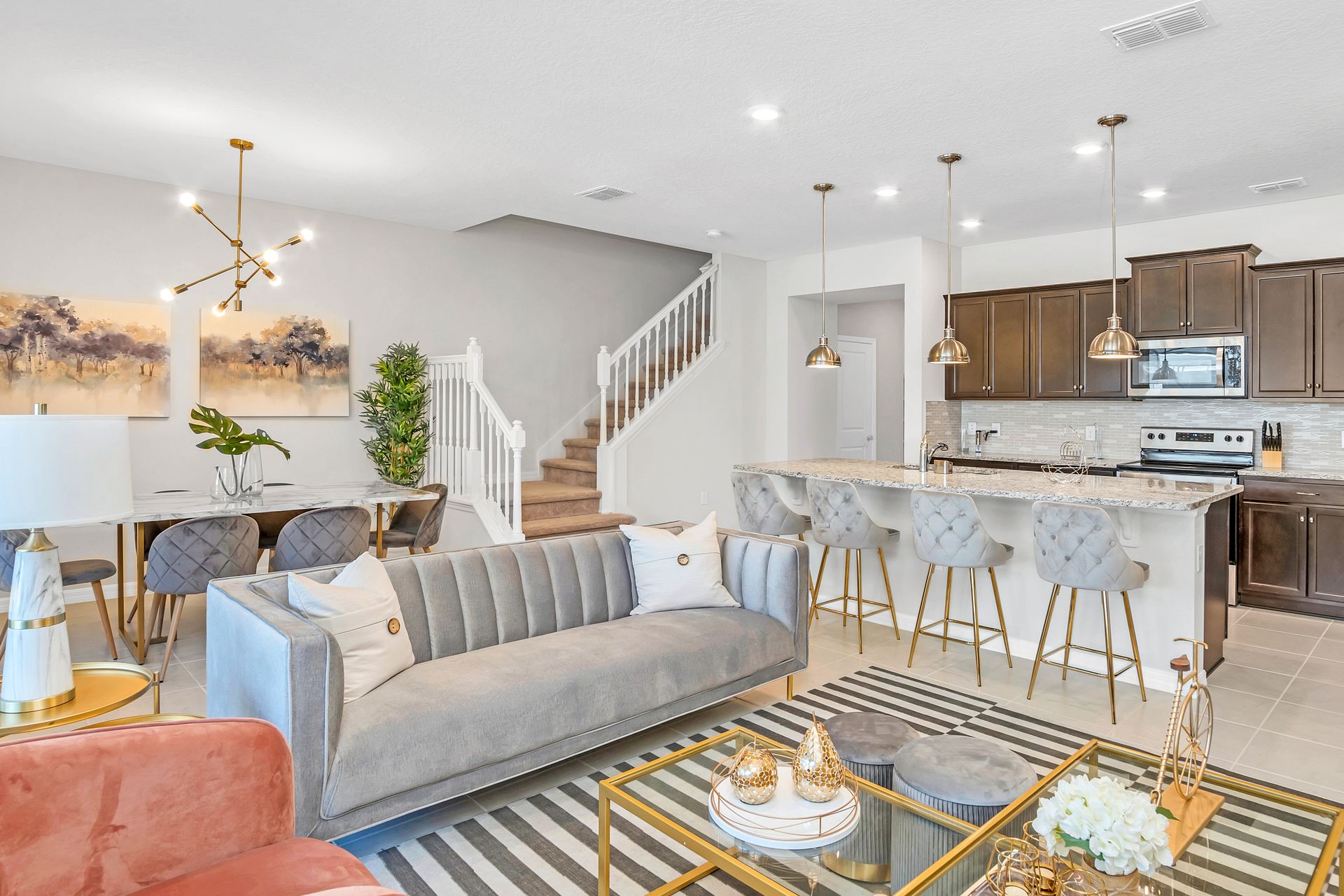 Make yourself at home in our comfortable living room, perfect for lounging and enjoying leisurely moments.