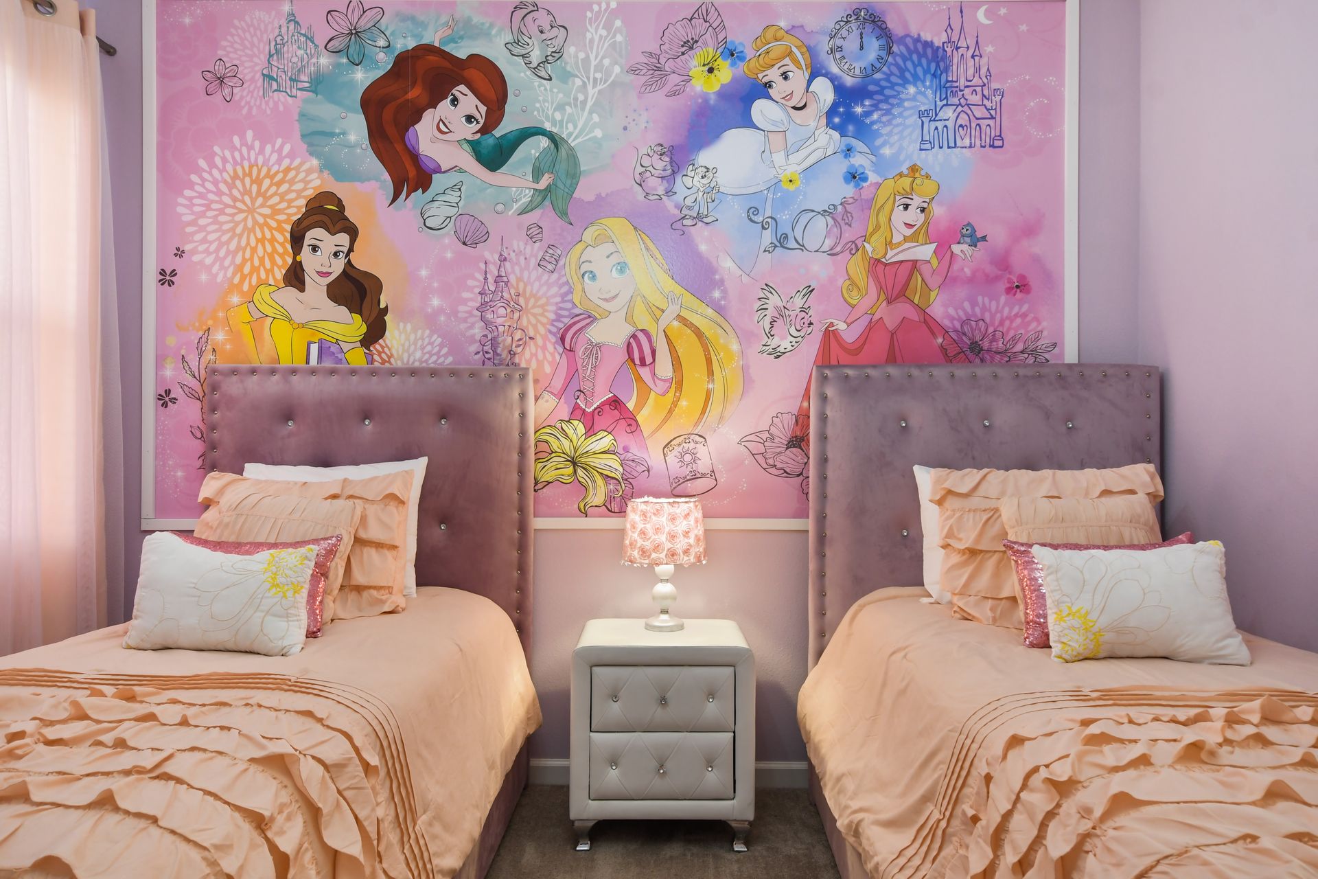 A fairytale-inspired princess suite—dreamy décor for a magical stay!