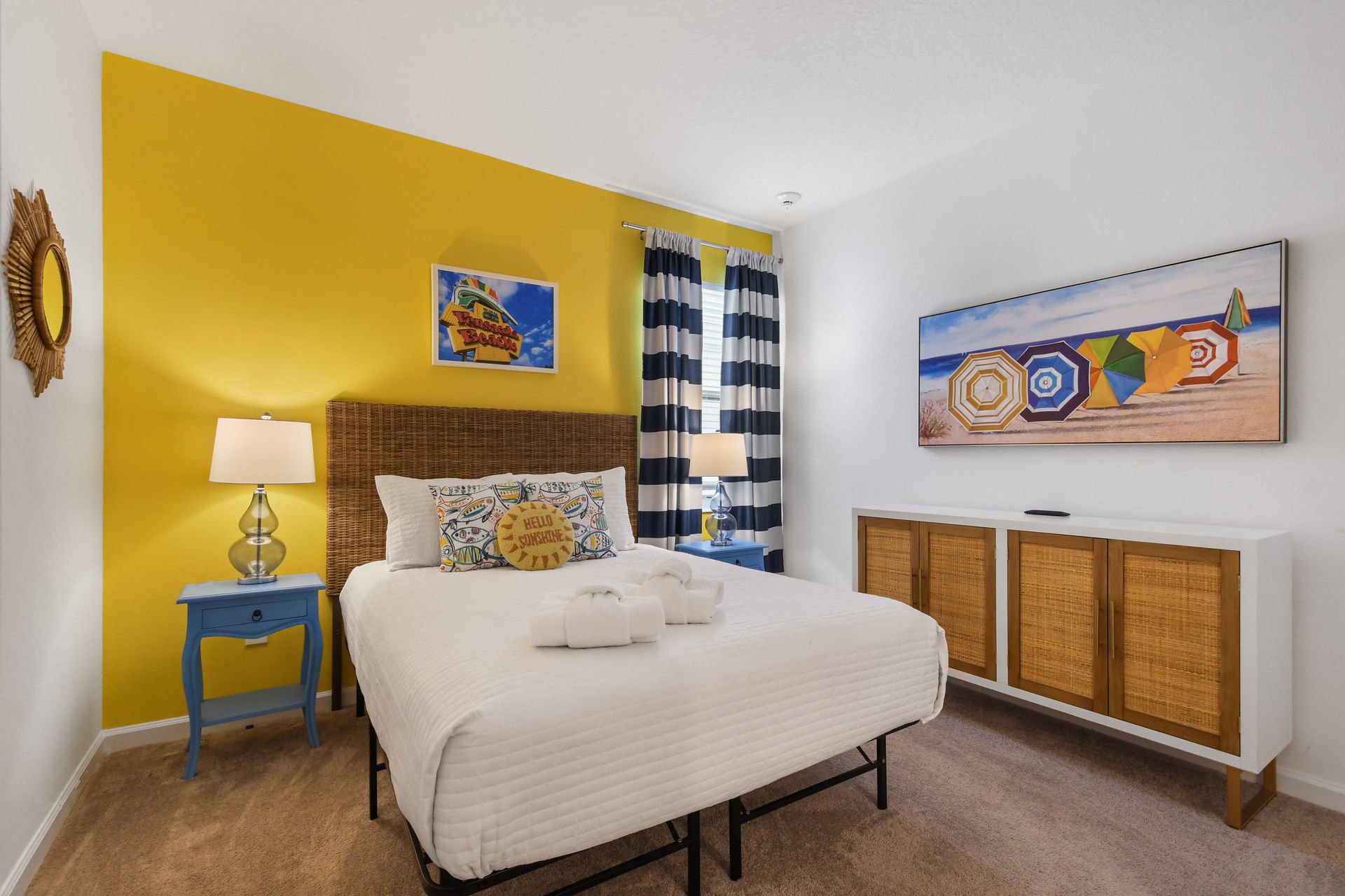 Bright and beachy getaway—wake up to sunshine vibes and coastal charm!