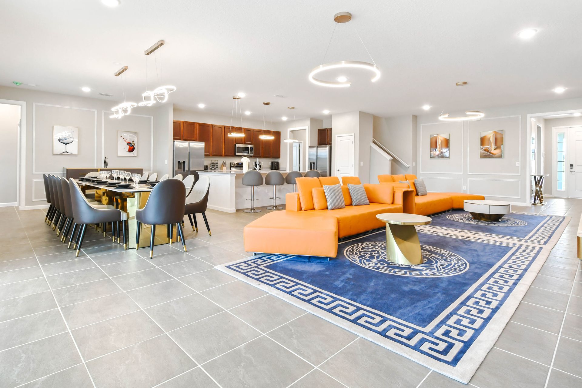 Make yourself at home in our comfortable living room, perfect for lounging and enjoying leisurely moments.