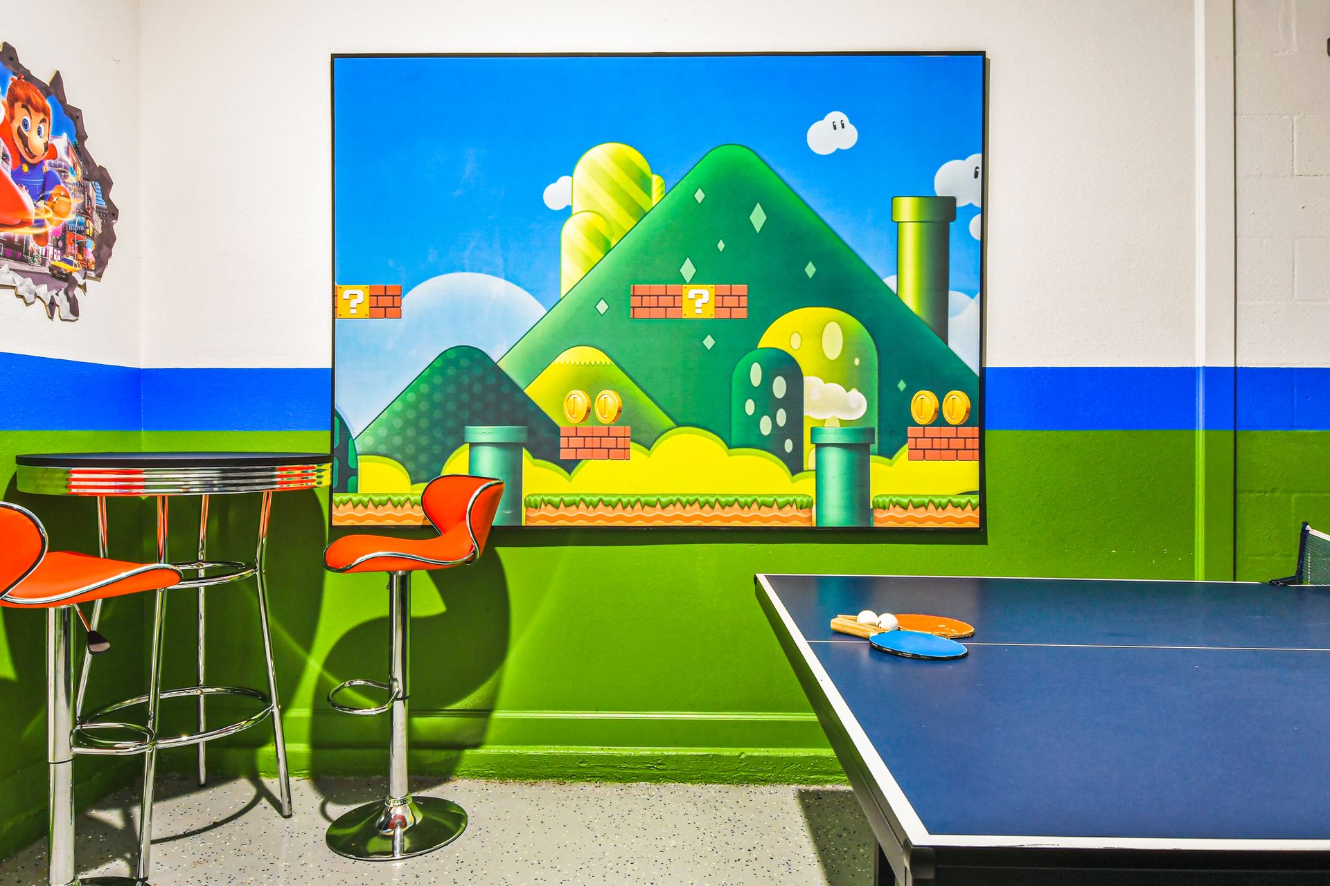 Unwind and relax while your children play at the game room, offering you a peaceful retreat to enjoy some quiet moments during your stay.