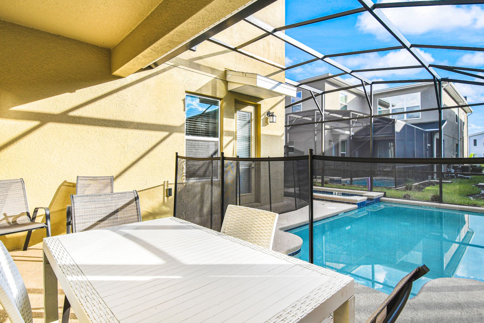 Relax by the poolside and soak up the sun in our beautiful pool, offering you a peaceful escape during your stay.