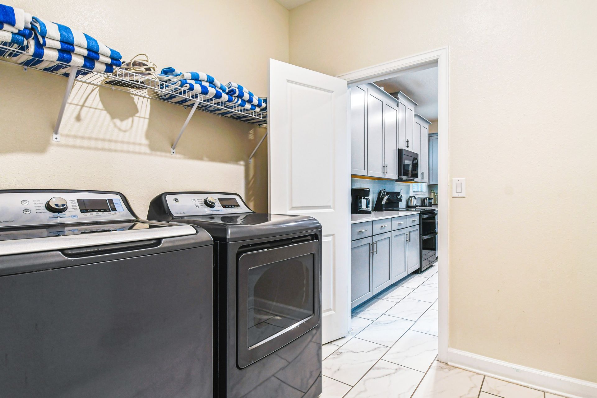 Stay fresh and clean during your stay with our convenient laundry room, offering you the convenience of home away from home.
