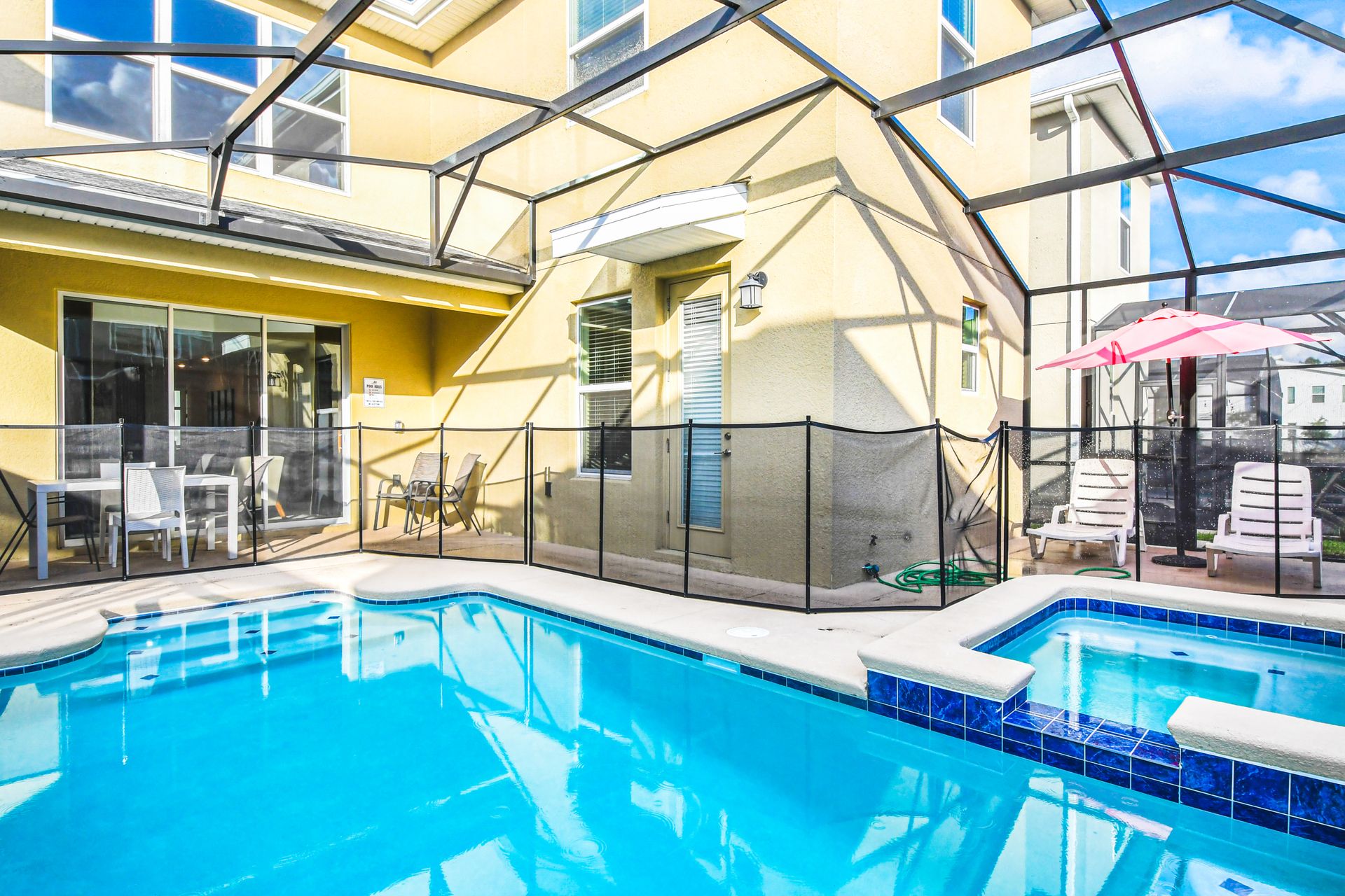 Dive into relaxation in our inviting pool, offering you the perfect retreat to unwind and soak up the sun during your stay.