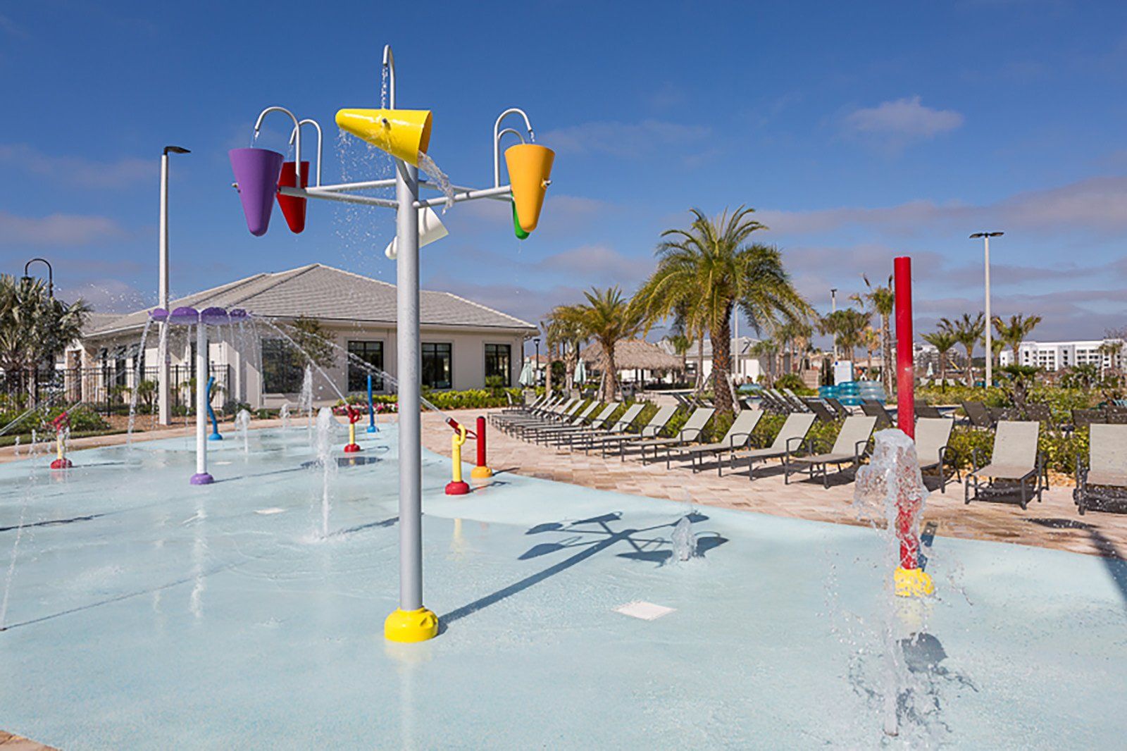 Resort Amenities - Let your little ones splash and play in our kids' water play park, offering a safe and fun environment for them to enjoy during your stay.