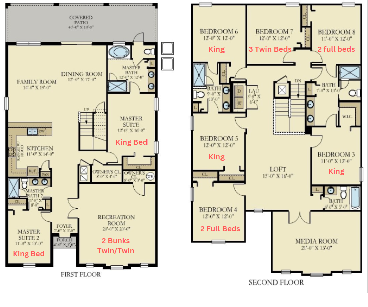 Discover the home's layout through a detailed 2D floor plan.