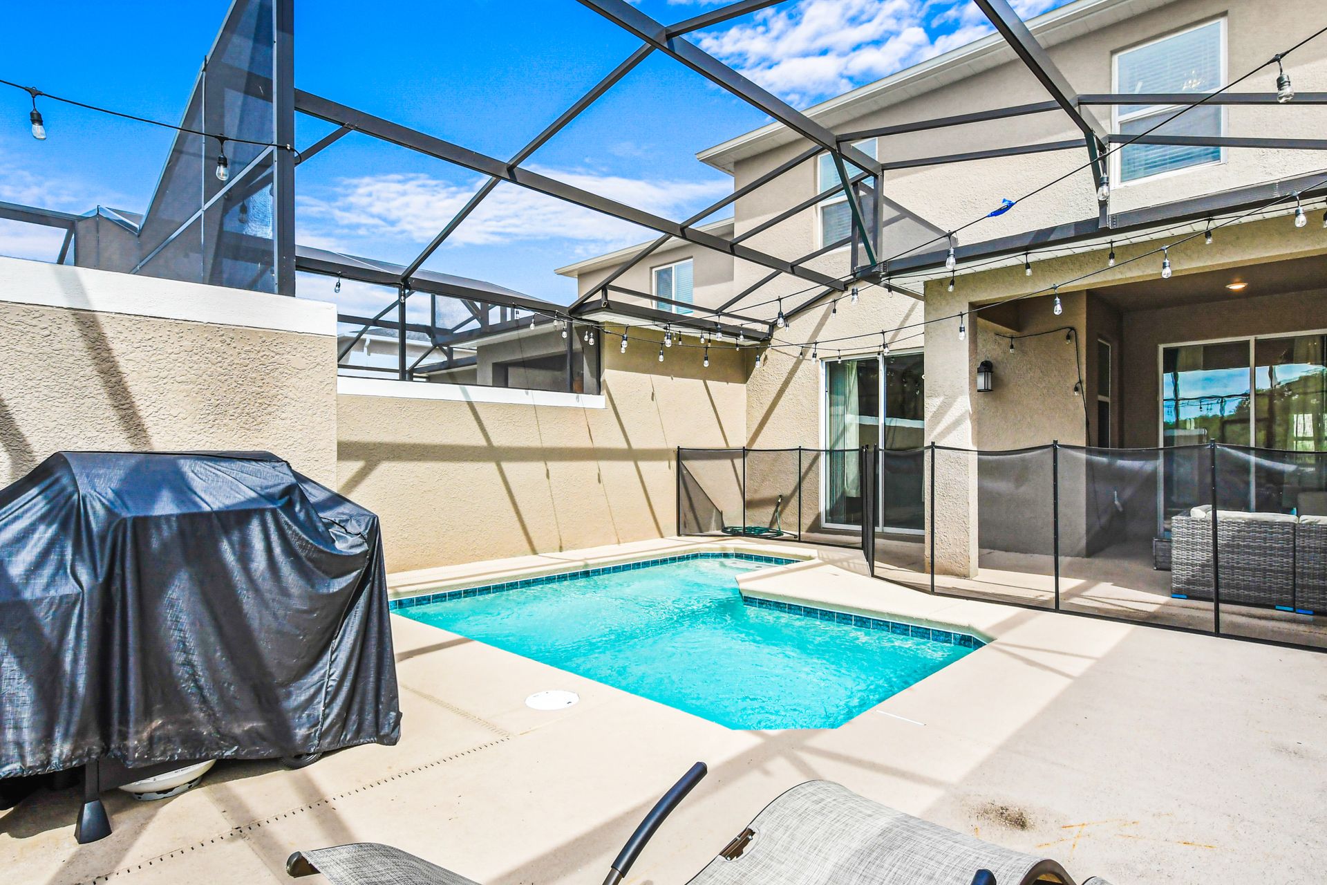 Indulge in a leisurely swim in our pristine pool, providing you with a refreshing break from your daily routine.