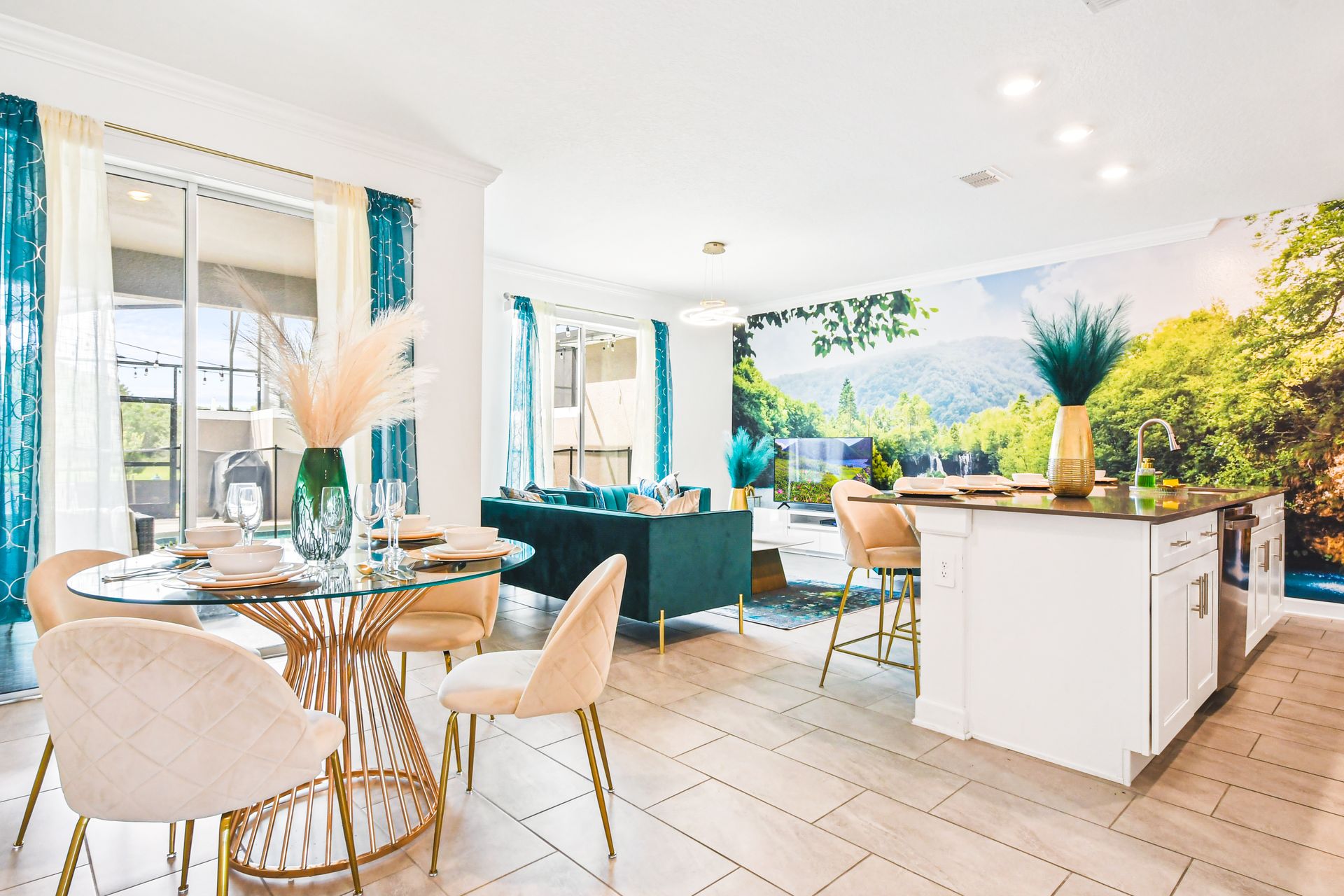 Cozy living room for family and friends to relax and make memories.