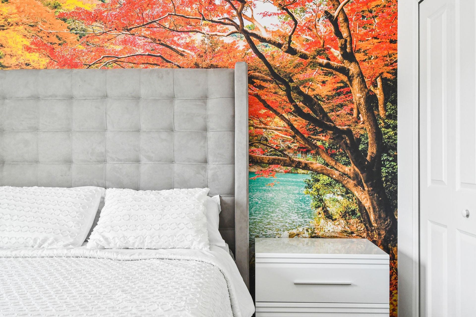 Unwind in our serene bedroom, offering you a tranquil oasis to relax and recharge.