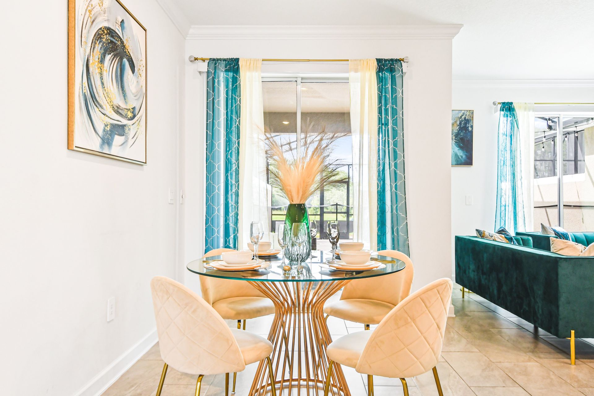 Dine in elegance and comfort in our spacious dining room, offering you the perfect setting for enjoying meals and creating memorable moments during your stay.