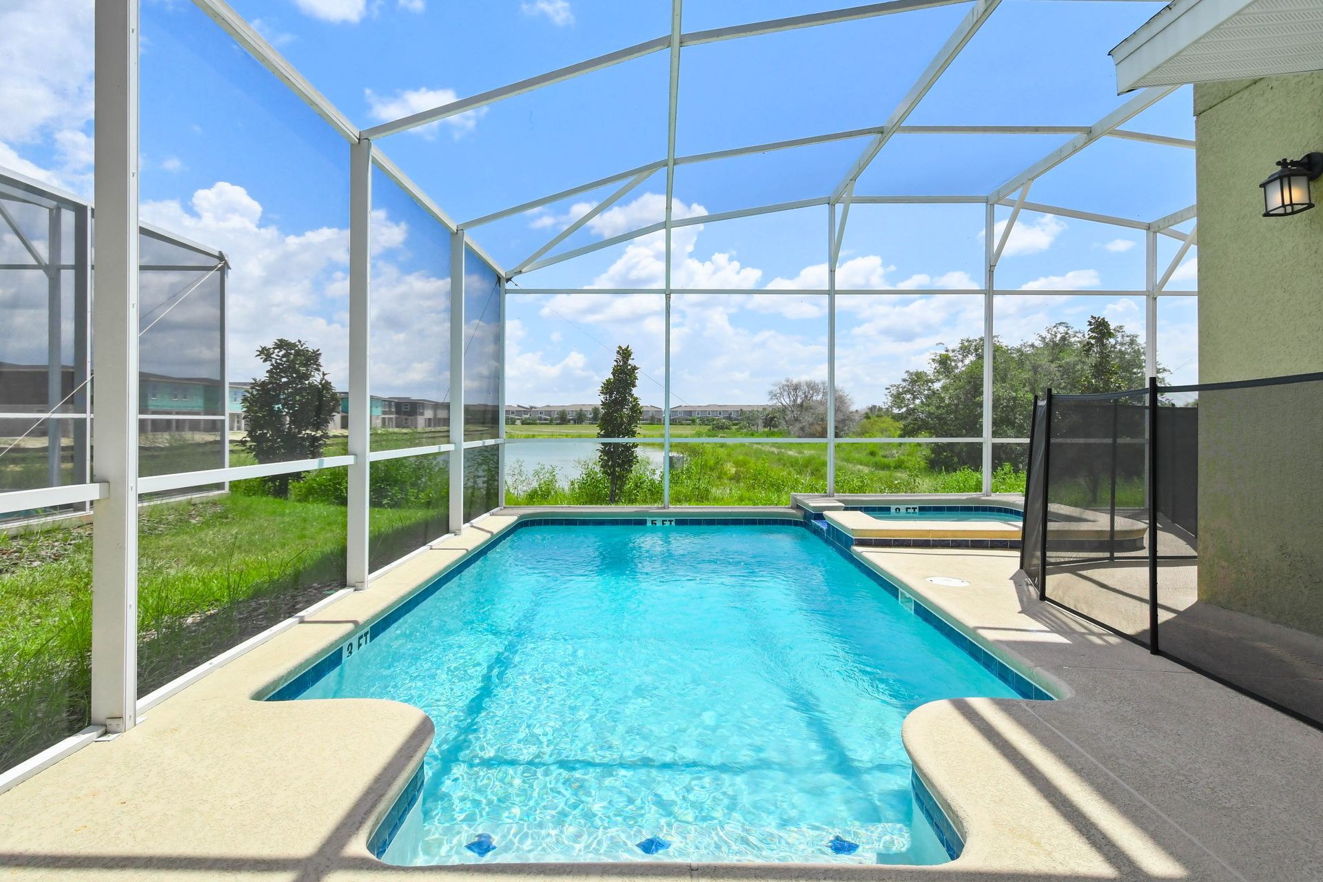 Dive into relaxation in our inviting pool, offering you the perfect retreat to unwind and soak up the sun during your stay.