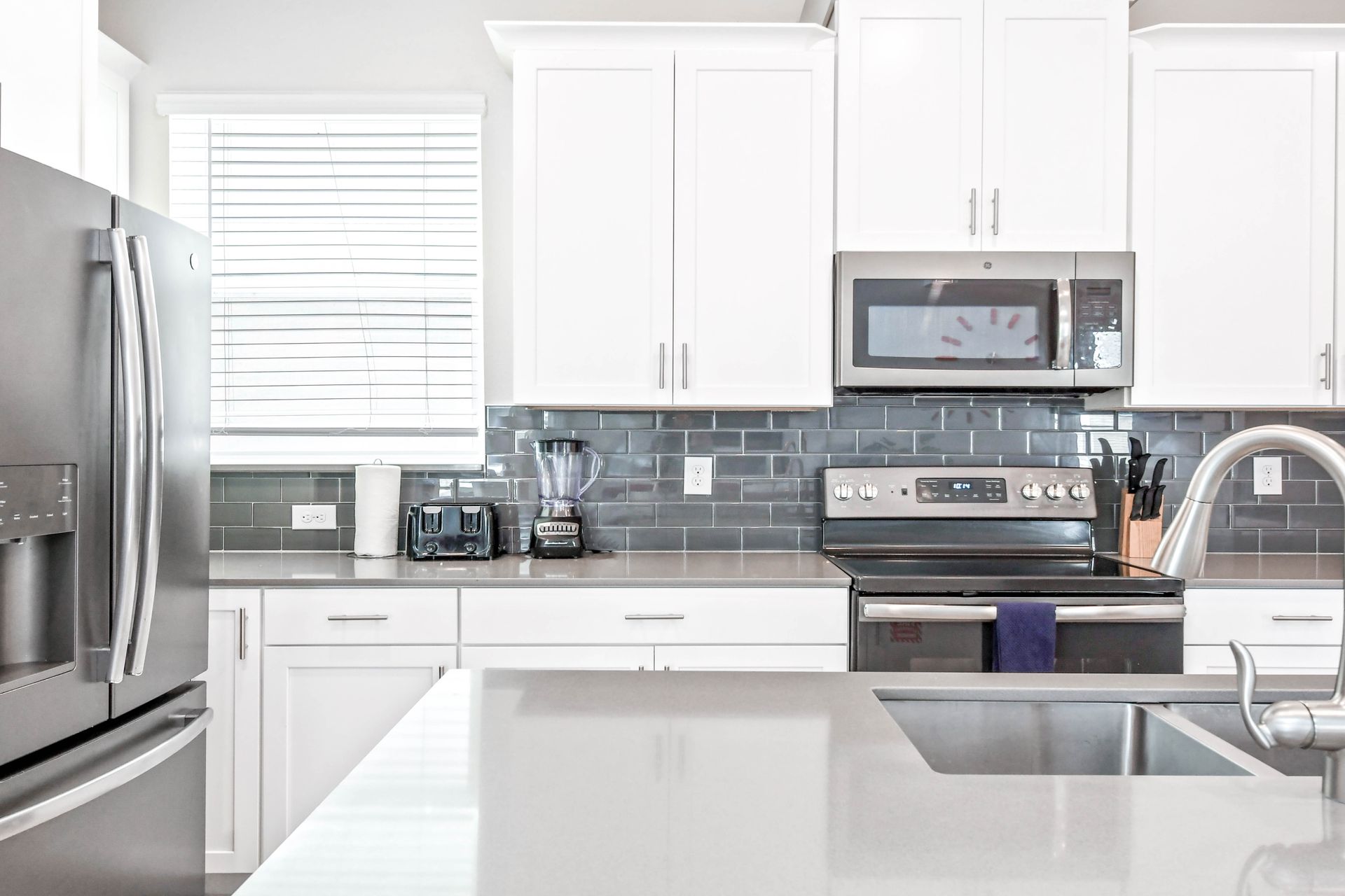 Prepare delicious meals in our stylish kitchen, designed to inspire your culinary adventures.