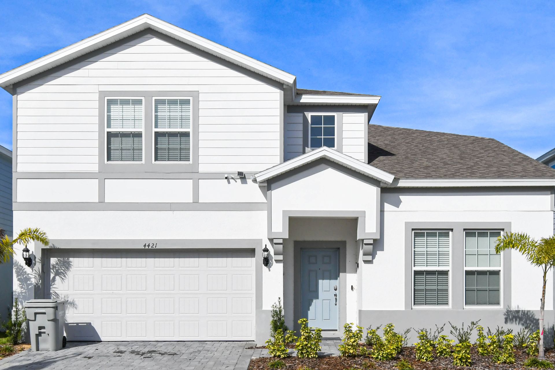 Modern family-friendly retreat with spacious layout, clean design, and great curb appeal