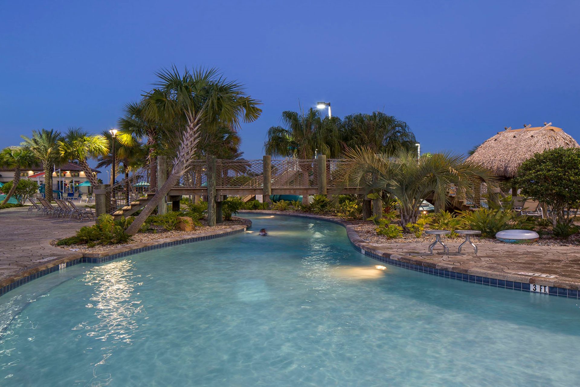 Resort Amenities - Enjoy a leisurely ride in our lazy river, providing you with a peaceful escape from the hustle and bustle of daily life.