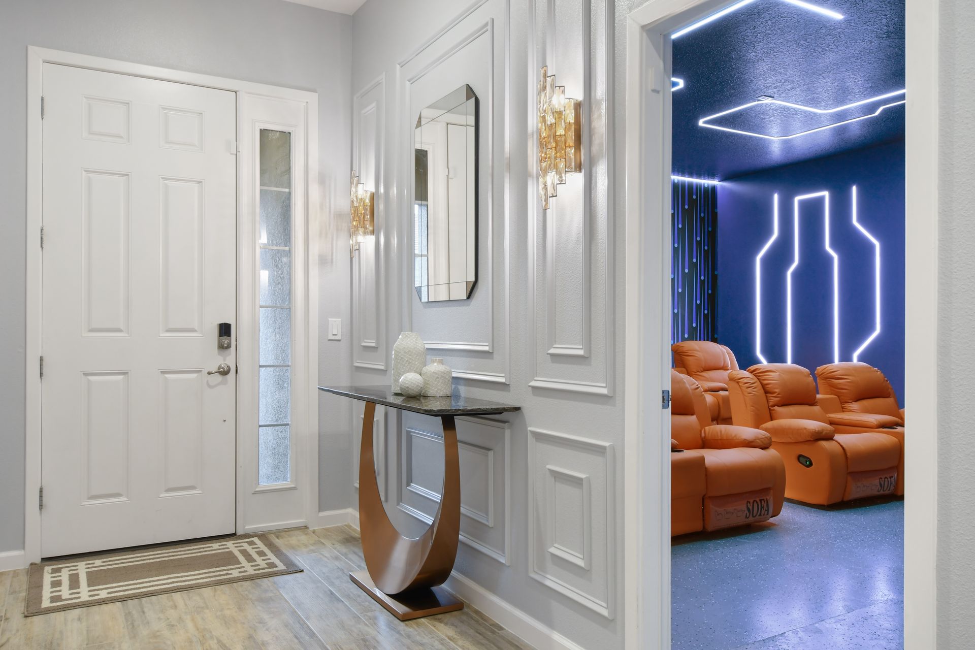 Stylish villa w/ private theater, luxury decor & top-tier amenities—Book now!