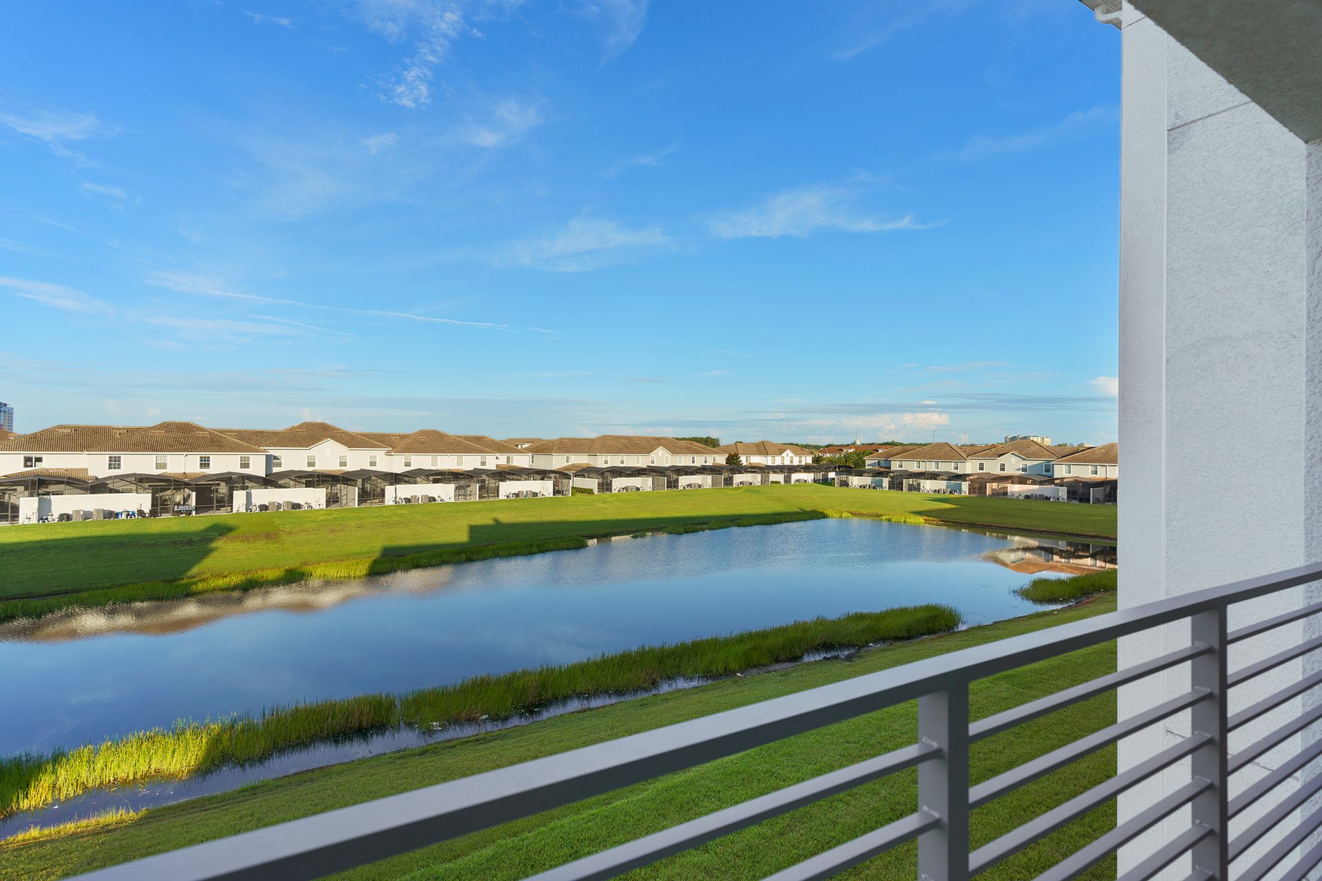 Resort Amenities -Scenic lake view from the resort, offering a tranquil and picturesque backdrop for a relaxing retreat