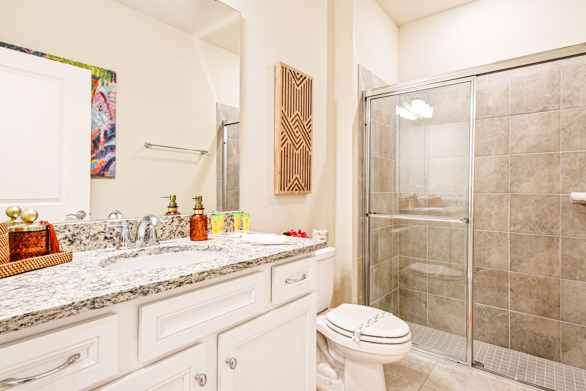 Functional and pristine, providing a clean and well-appointed space.