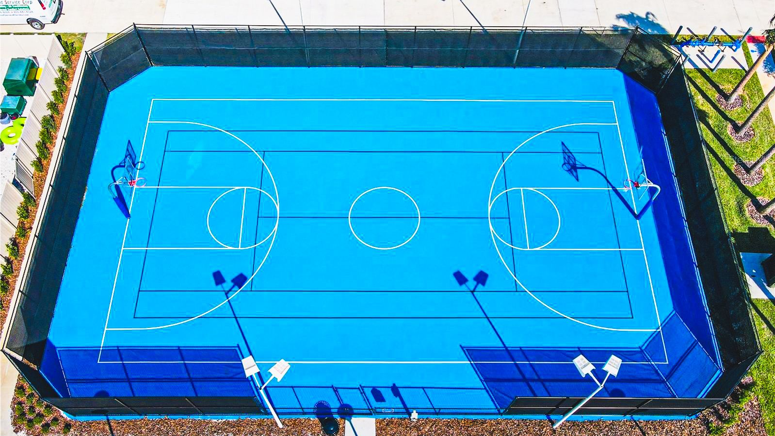 Resort Basketball Court: Engage in active fun with a well-equipped court.