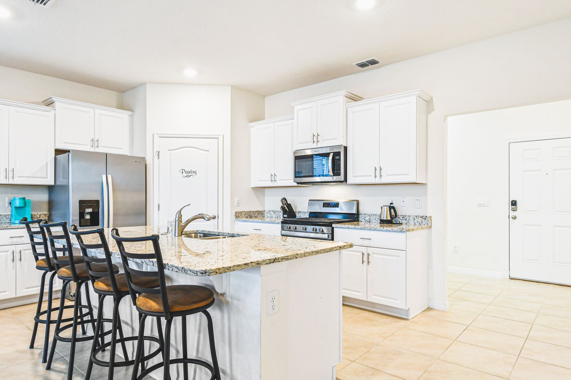 Create culinary delights in our fully-equipped kitchen, where you can cook up a storm during your stay.