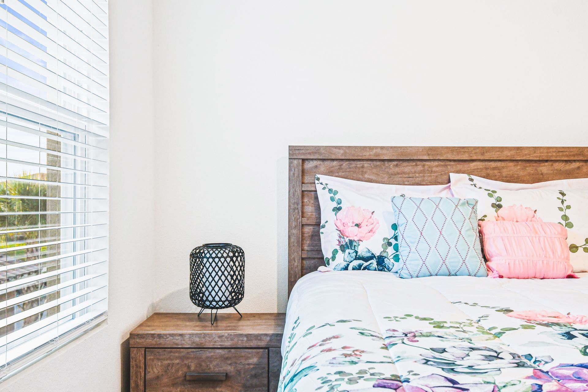 Drift into a peaceful sleep in our cozy bedroom, ensuring a restful night's sleep during your stay.