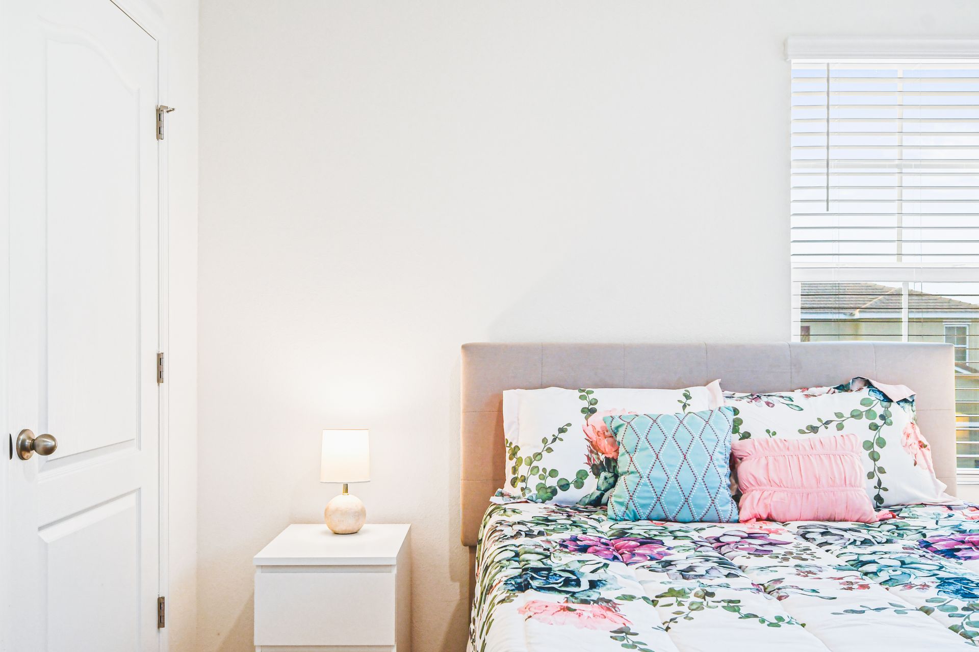 Enjoy a blissful night's sleep in our plush bedroom, designed for your utmost comfort.