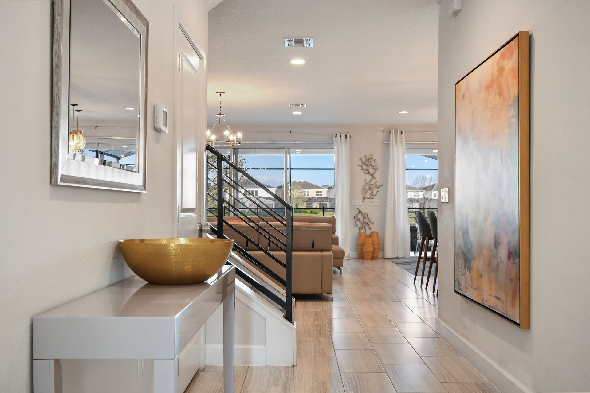 Modern open floor plan awaits.