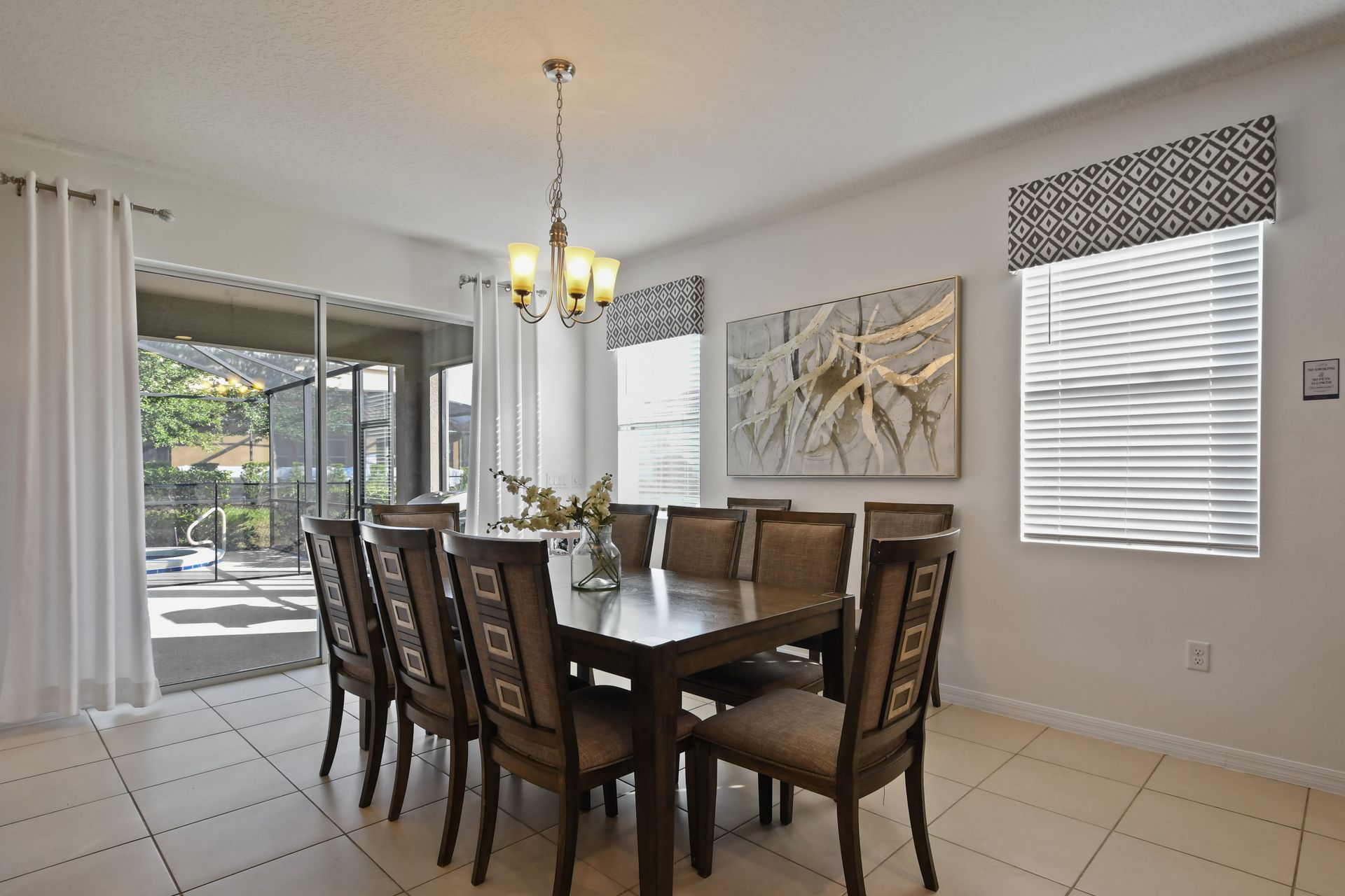 Dine in elegance and comfort in our spacious dining area, offering you the perfect setting for enjoying meals and creating memorable moments during your stay.