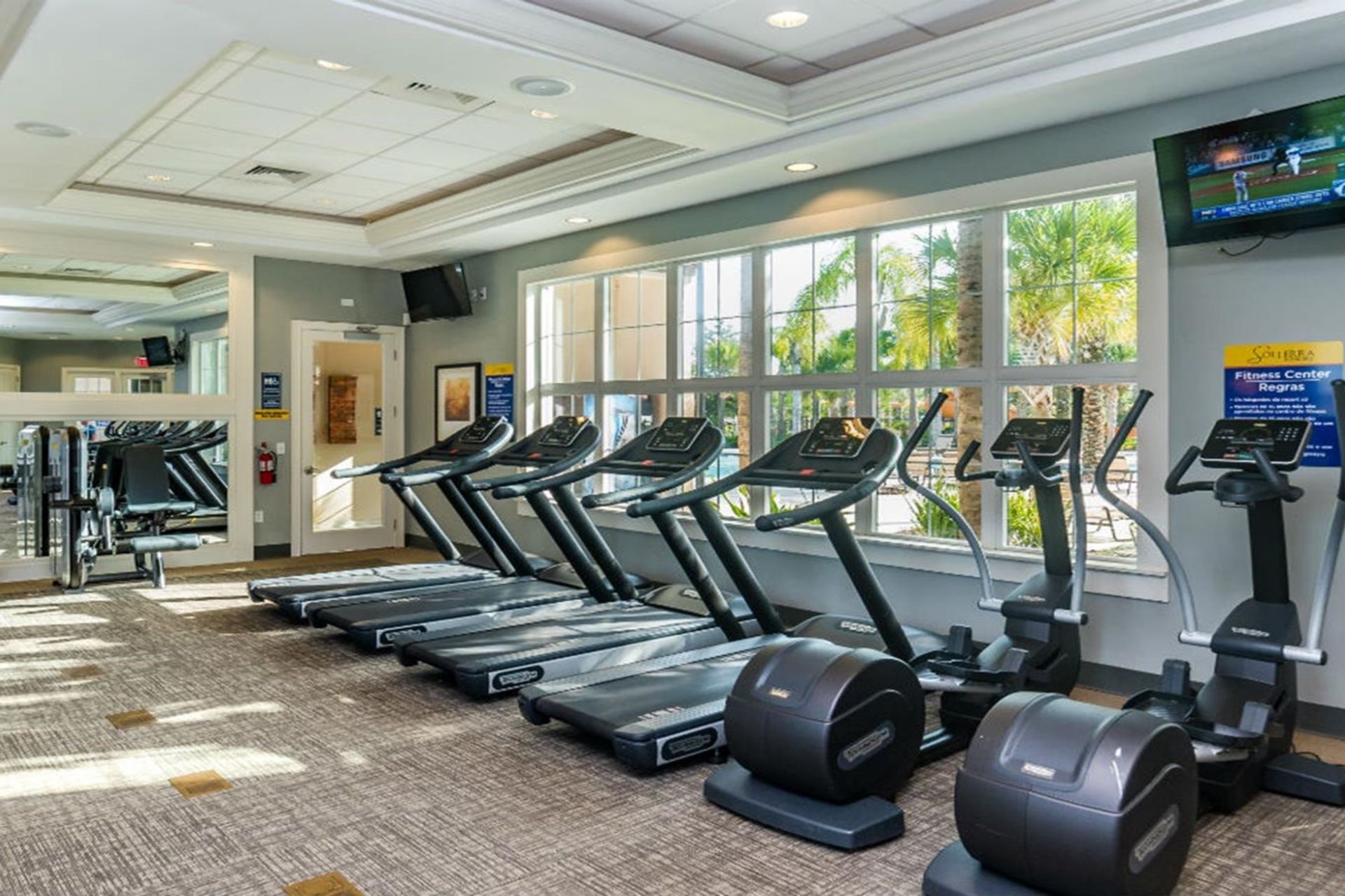 Stay active and energized during your stay with access to the resort state-of-the-art gym, offering everything you need for a fulfilling workout experience.
