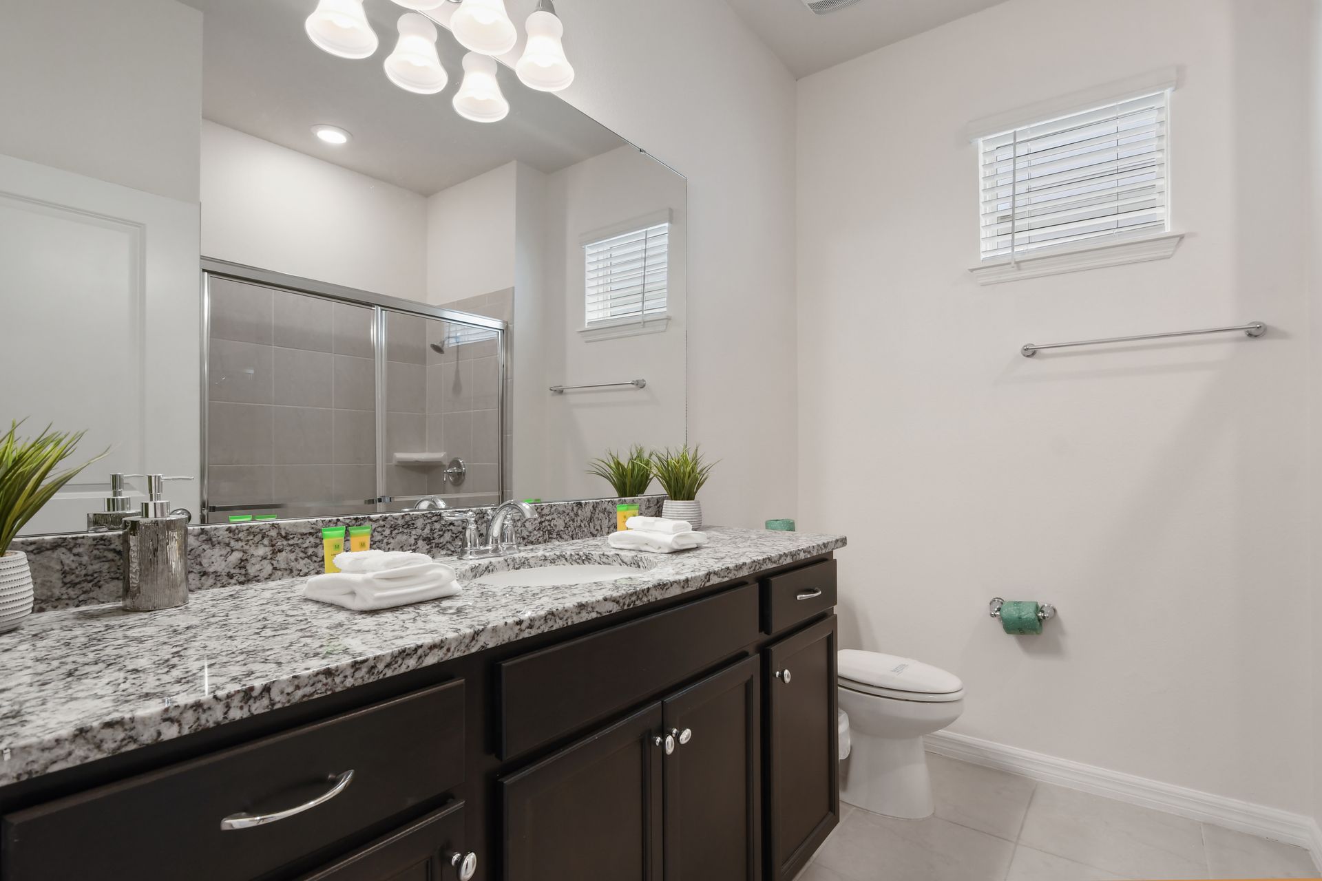 Functional and pristine, providing a clean and well-appointed space